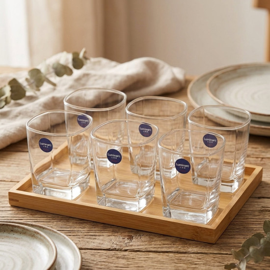 Glass Cup Set - 6 Pcs